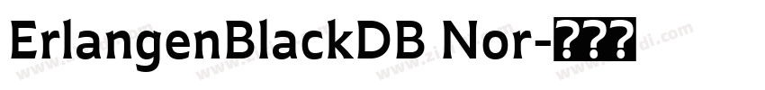 ErlangenBlackDB Nor字体转换